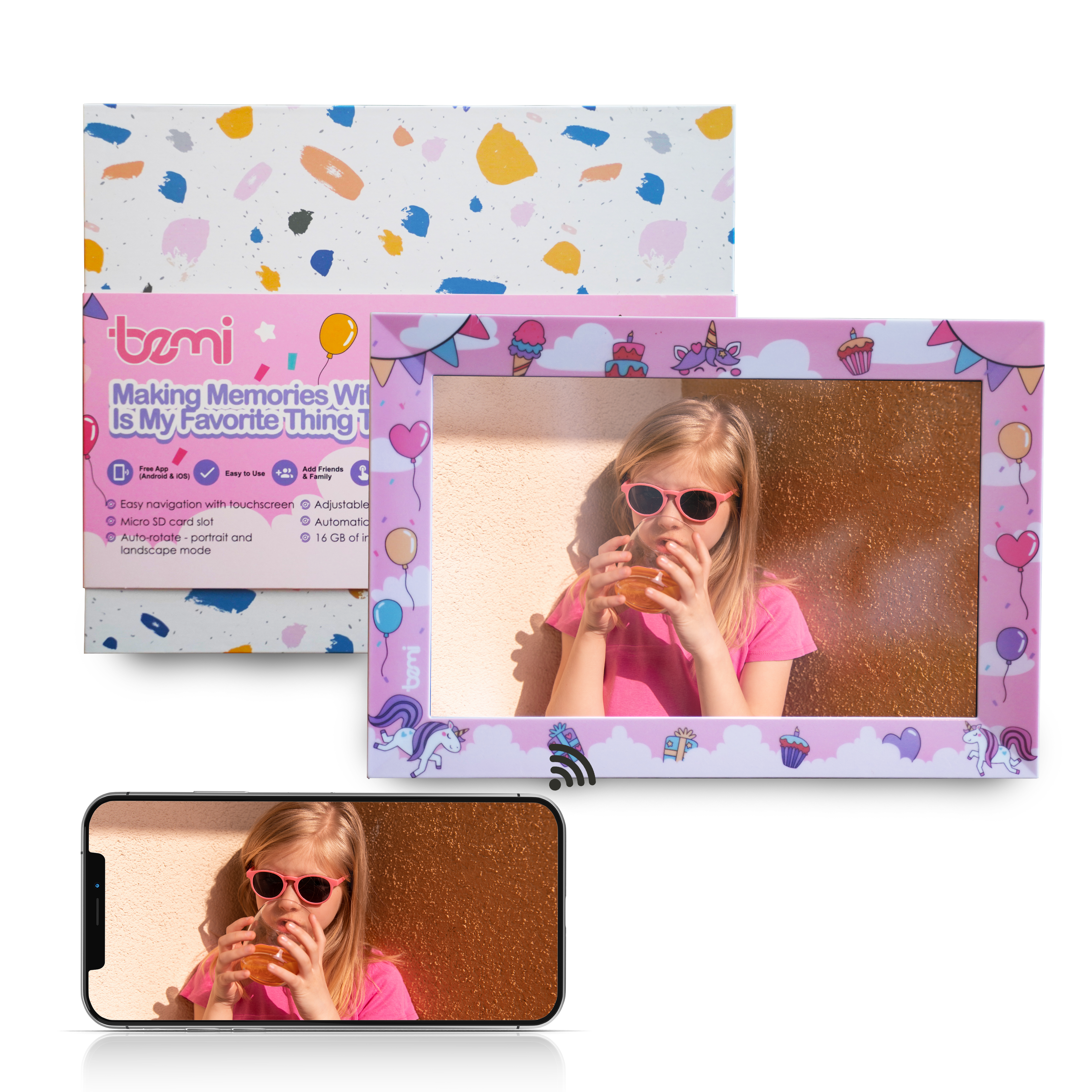 Bemi Kid's Frame Sweet Pink